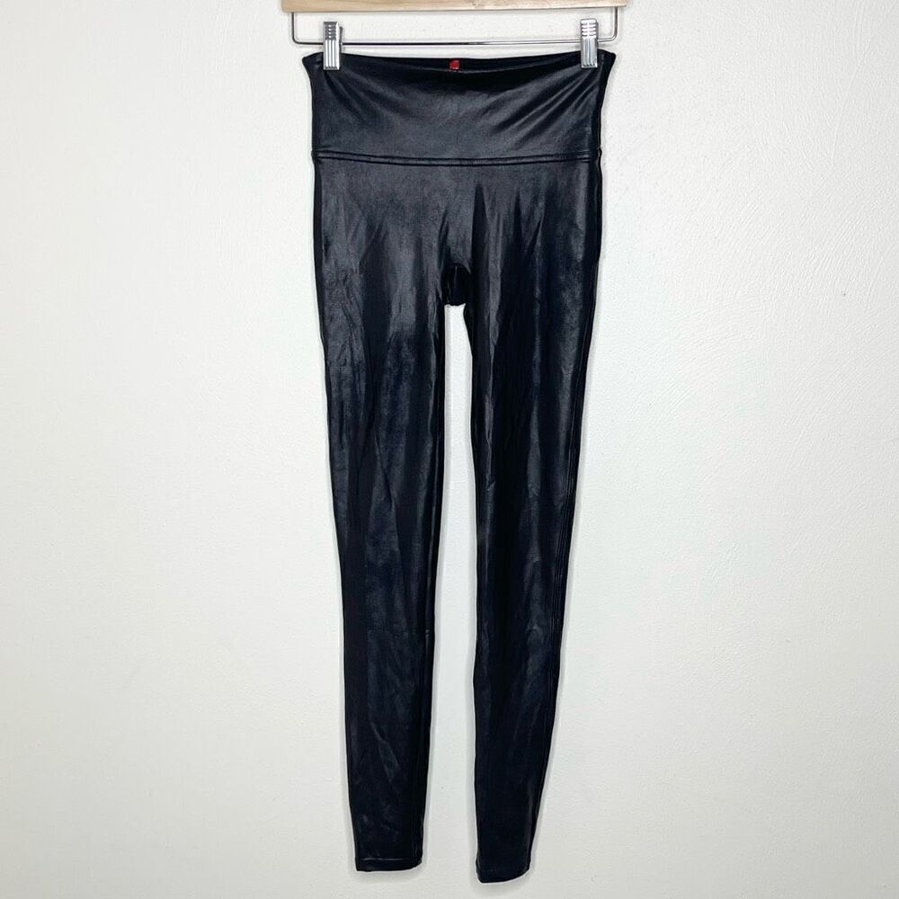 Spanx faux leather black leggings - Women’s Small